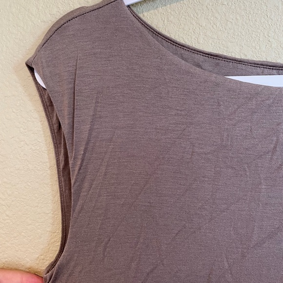 Athleta Westwood sleeveless dress in Taupe woman’s size medium - Picture 6 of 9